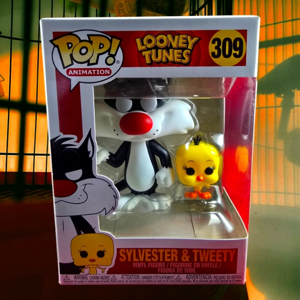 Sylvester & tweety funko # 309 (nib) With Pop Protector